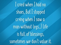 Value your blessings